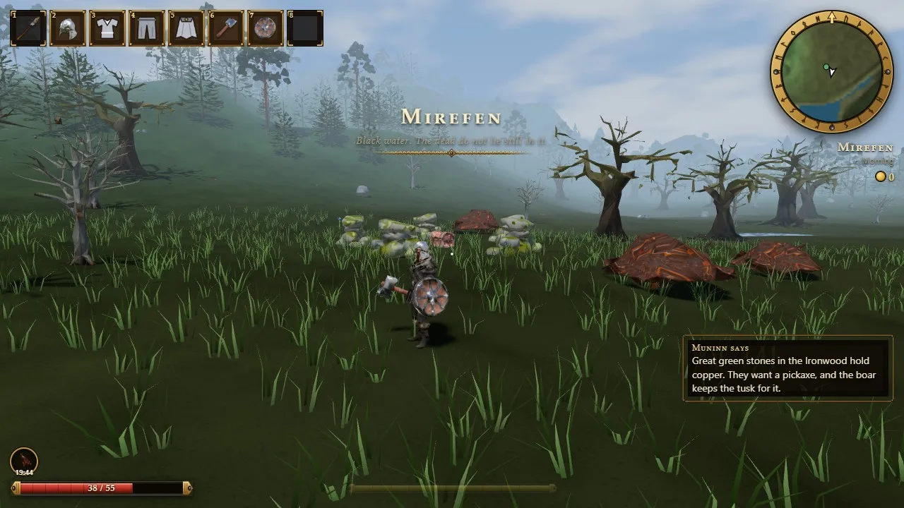 The fog of the Mirefen swamp